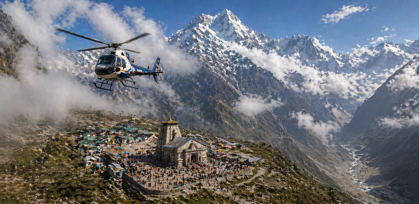Do Dham by Helicopter